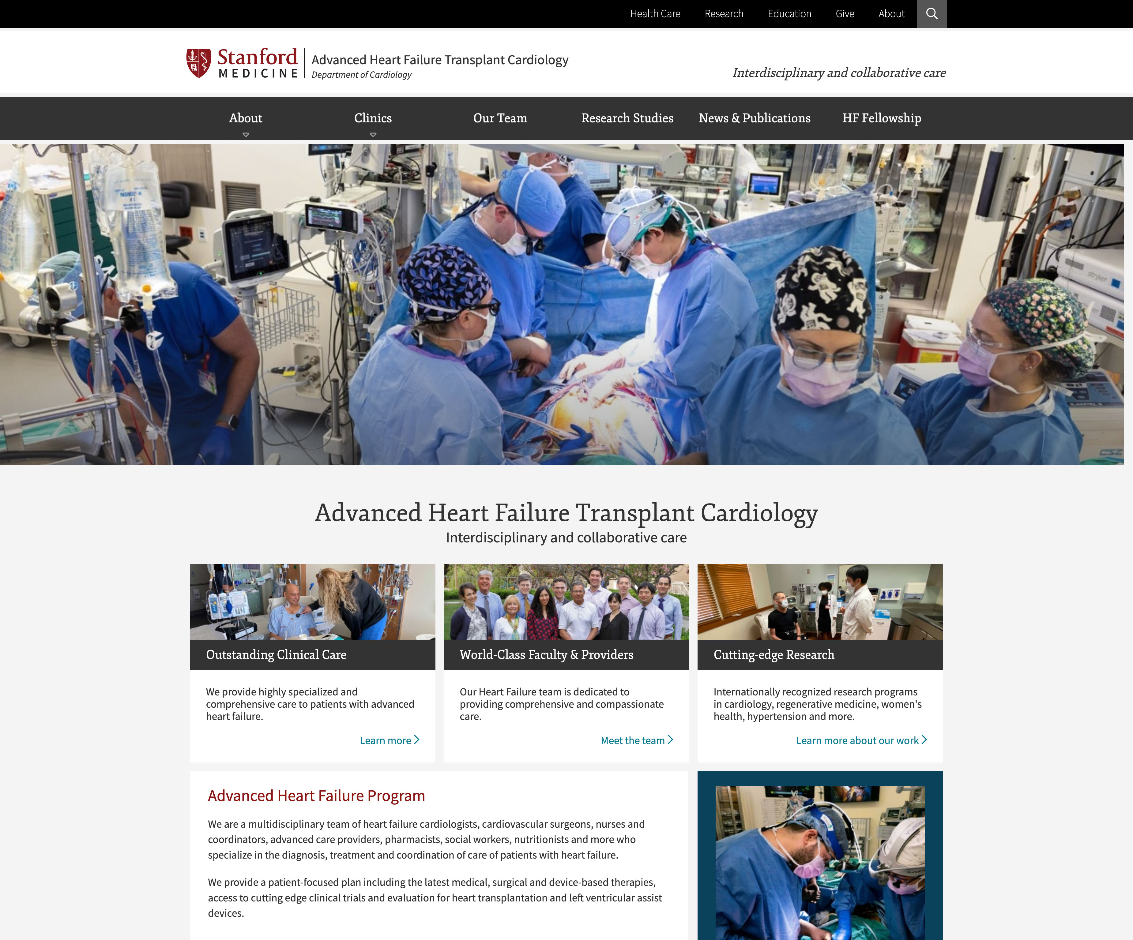 Stanford Advanced Heart Failure Cardiology