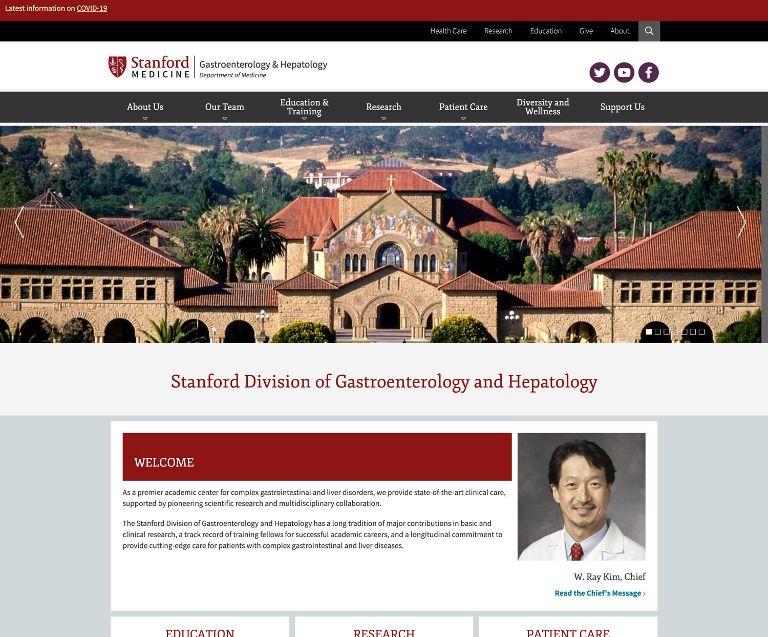 Gastroenterology & Hepatology Department at Stanford University