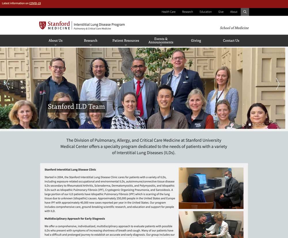 Stanford Interstitial Lung Disease Program